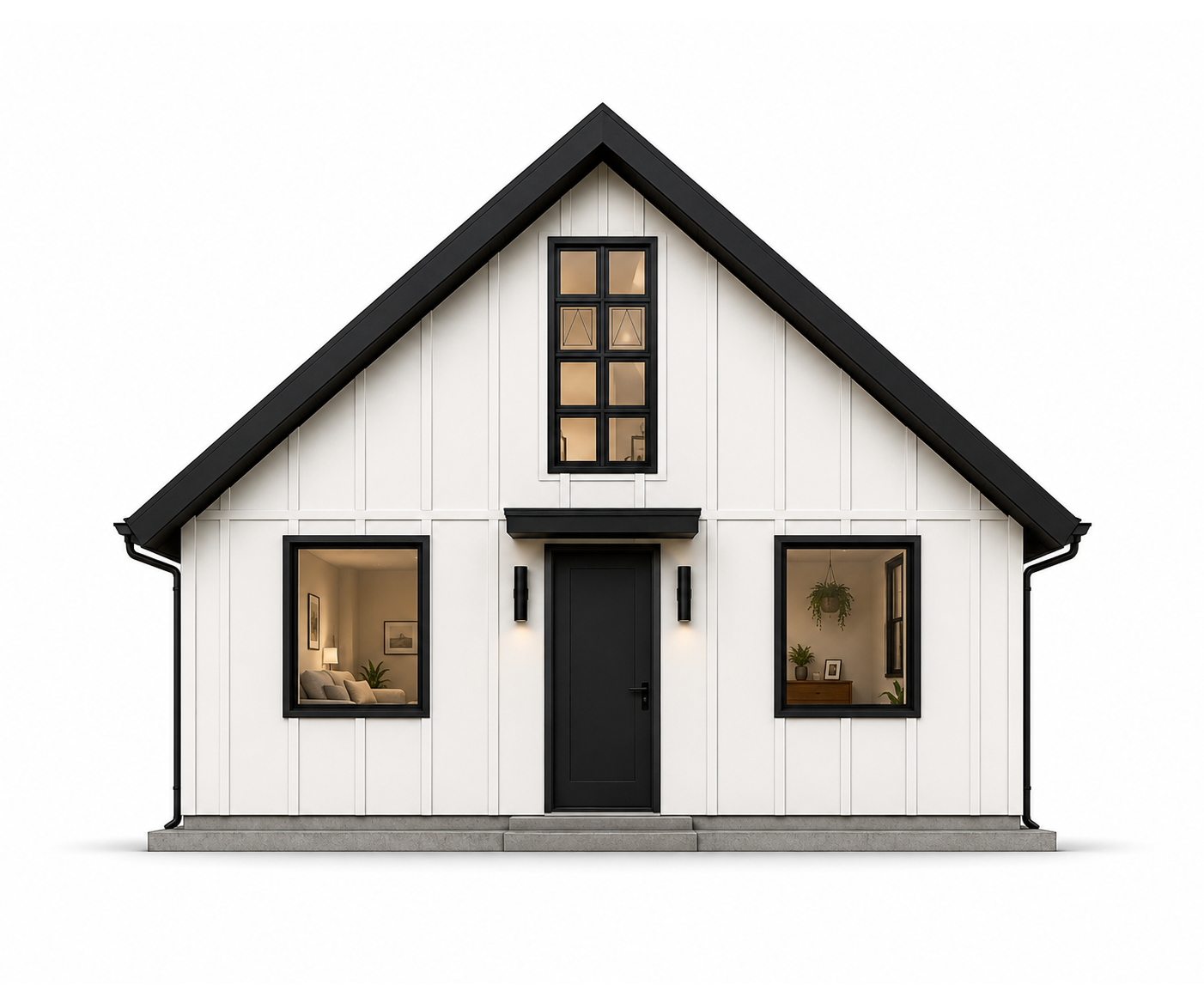 South Elevation Architectural Blueprint BoxHouse Dreamloft