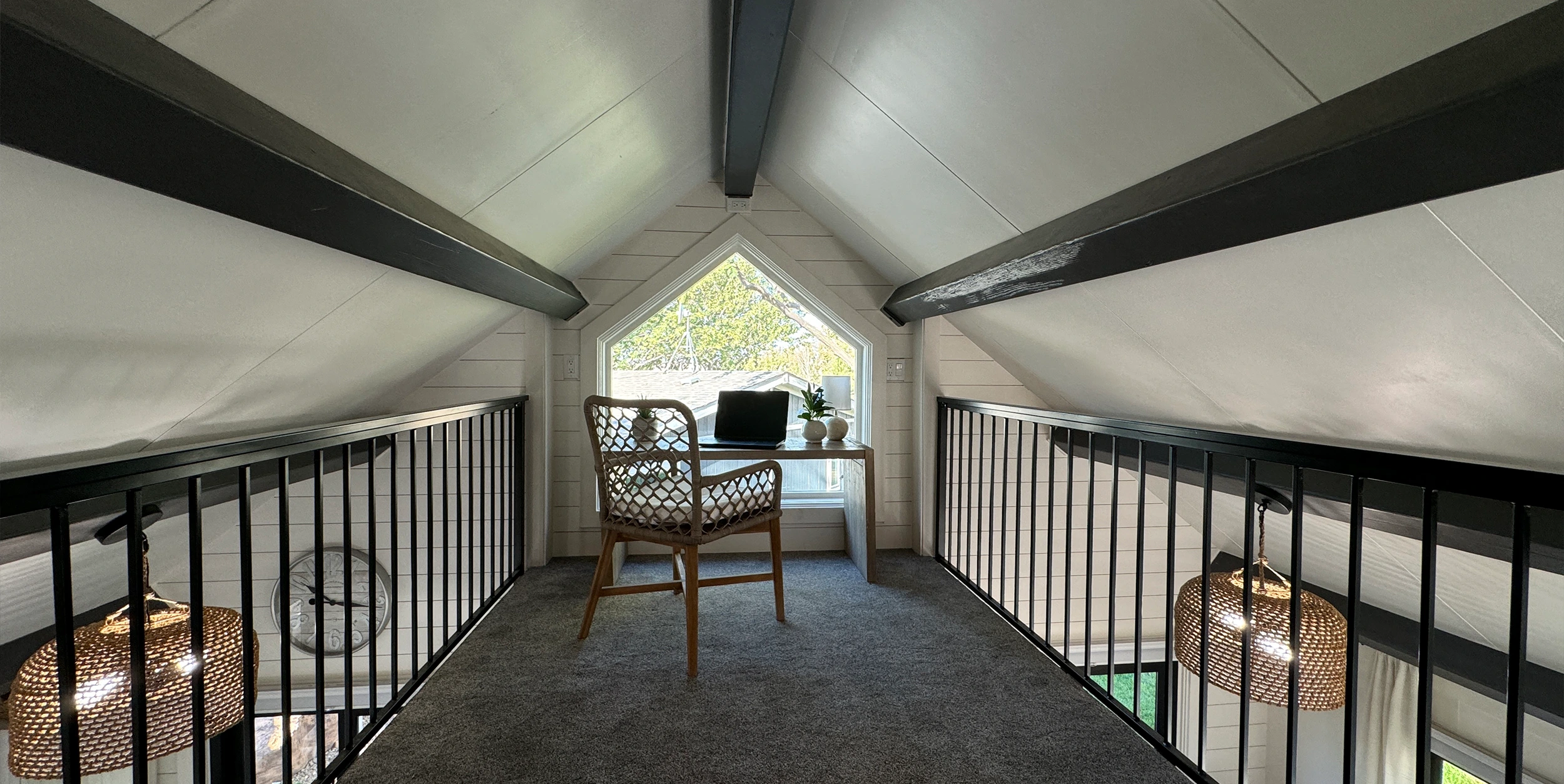 Interior View of BoxHouse Loft Modular Housing Unit