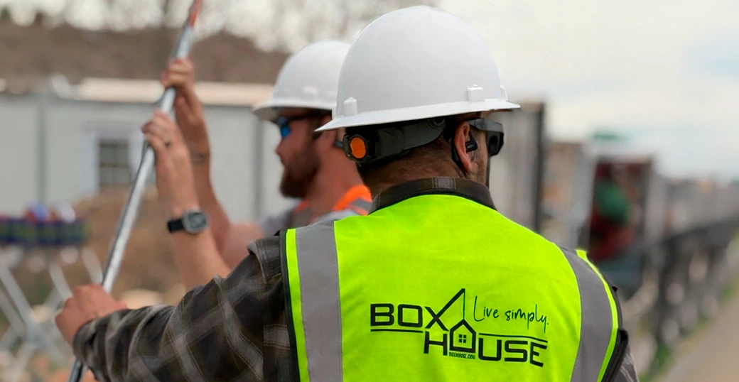 BoxHouse engineered structural steel foldable modular frame