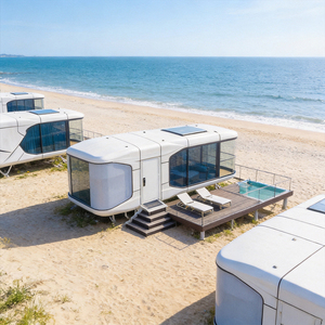 Portable Capsule Houses with Bathrooms and Air Conditioning Prefabricated Micro-Homes