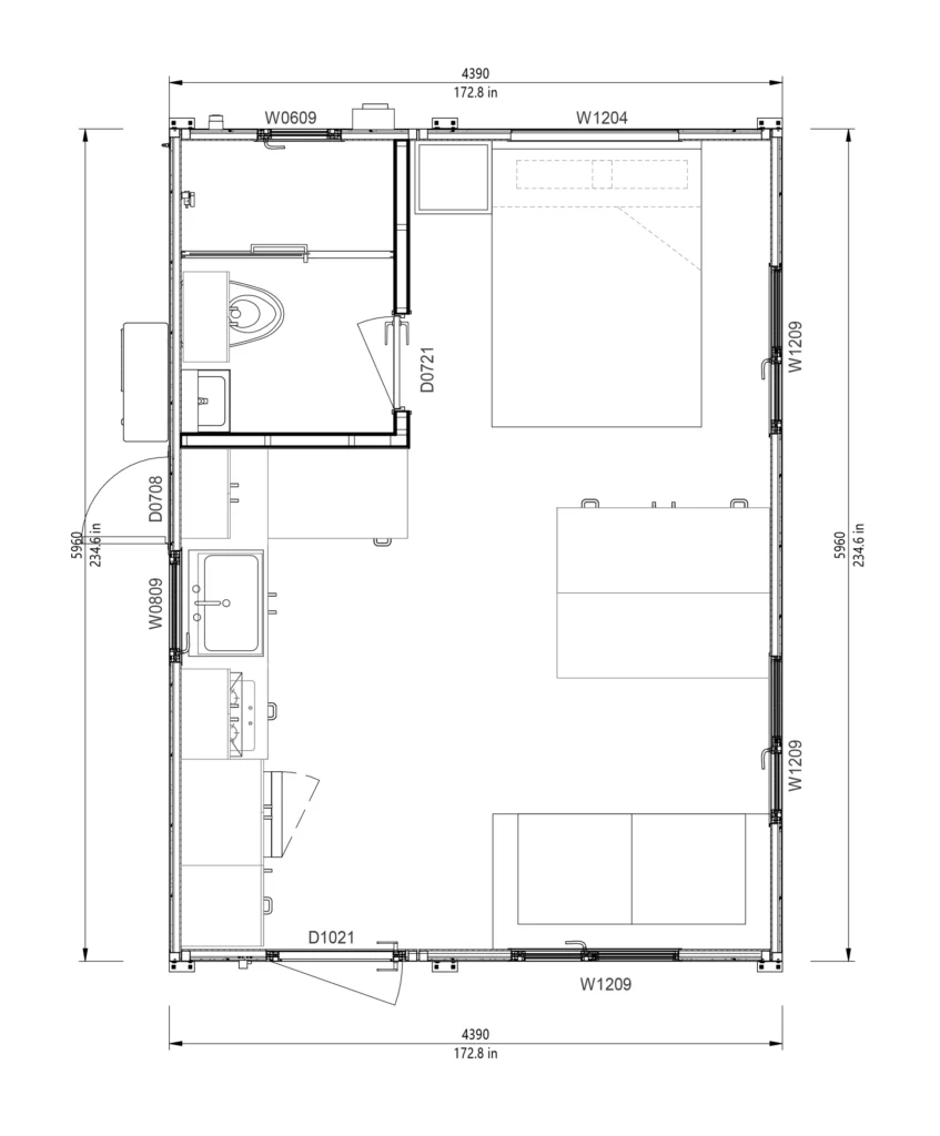 MiniBox 2026 Modular Architectural Floor Plan