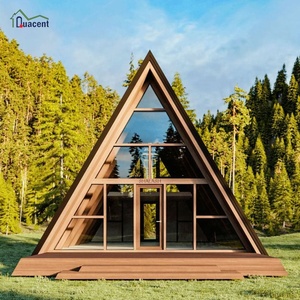 Luxury SIPS A Frame Low Rise Villa Heat Insulated Tiny Triangle House