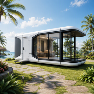 Best Selling Space Pod Capsule with Furniture Soundproof Waterproof Fireproof 20ft 40ft Prefab Modern Container Space Capsule