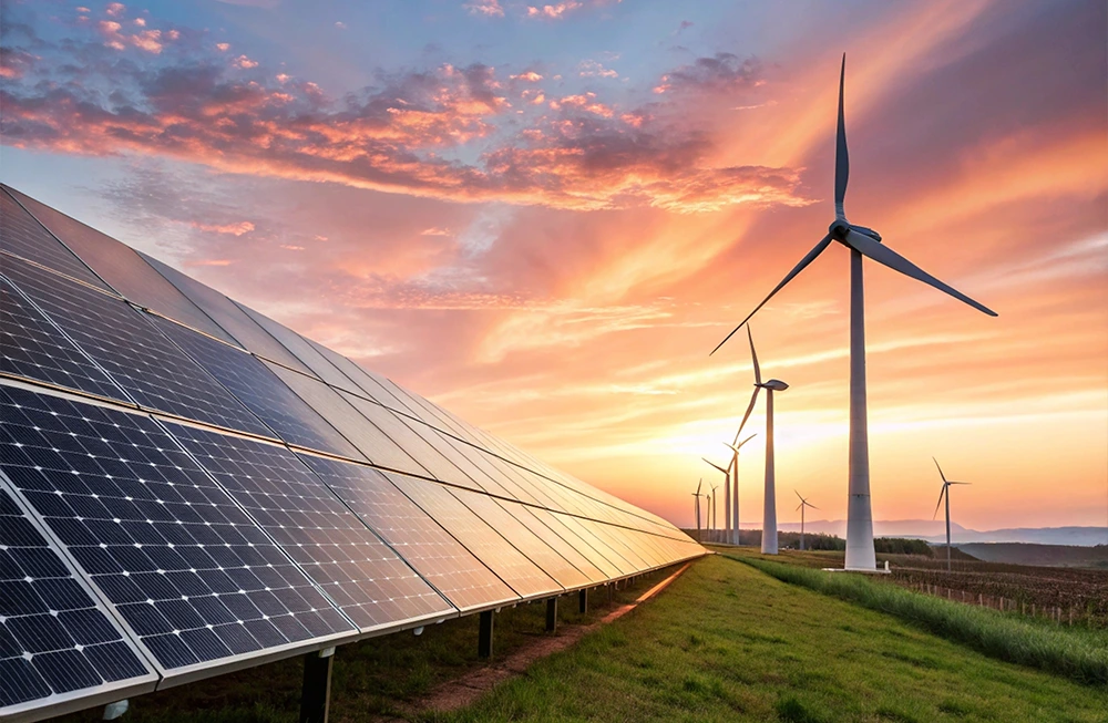 Solar and wind farm construction crew quarters