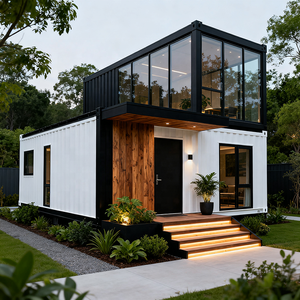 Modern Prefabricated Container House Villa Garden Hotels Resorts