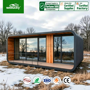 WELLUCKY Hotel Resort Tourist Customizable Insulated Prefabricated Modular Apple Cabin Pod House Luxury Portable Tiny Home