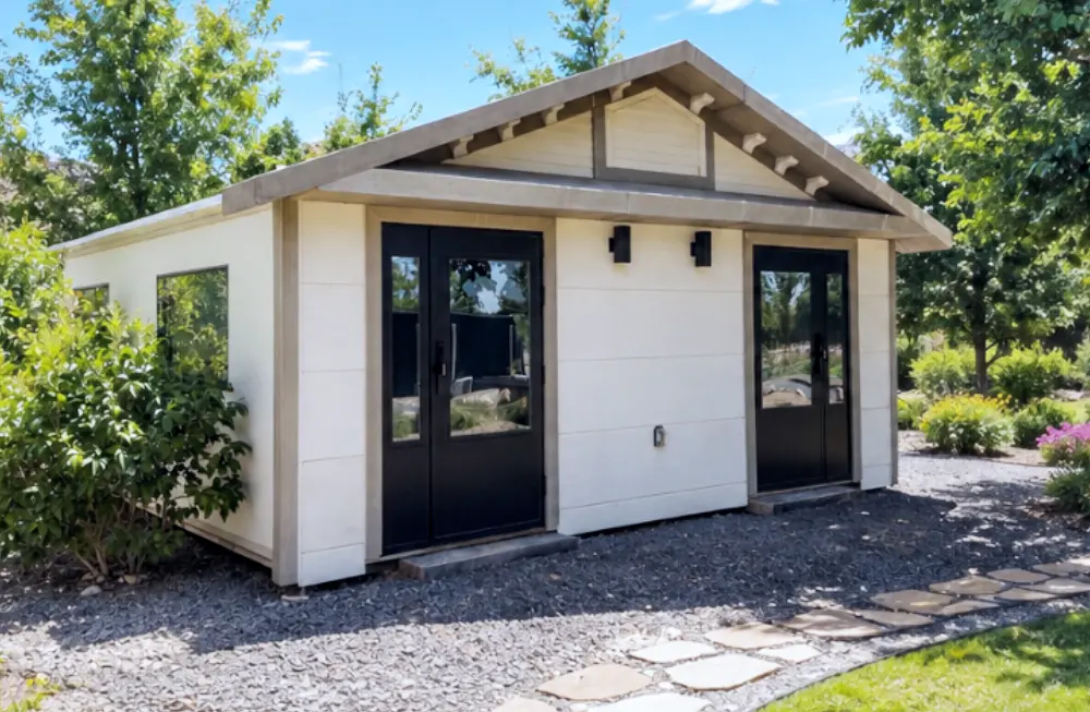BoxHouse factory-built foldable steel home deployed on site