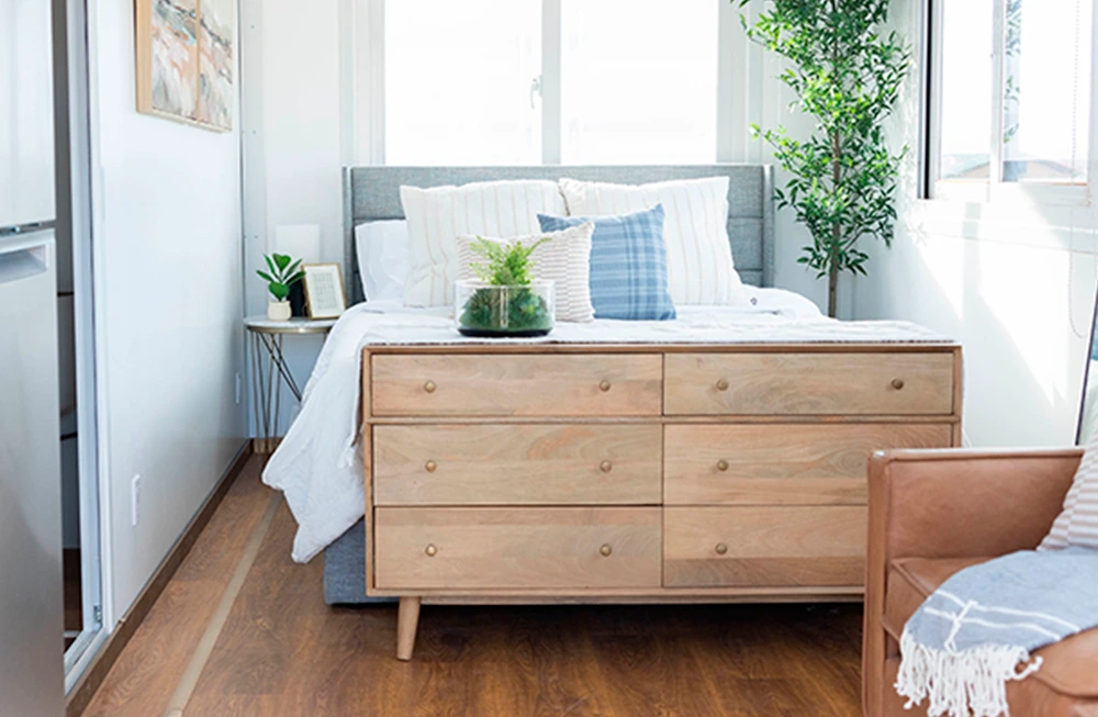 BoxHouse Duplex private sleeping area studio