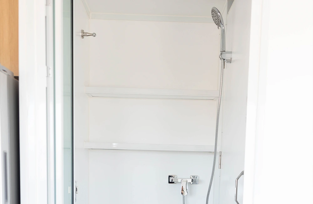 BoxHouse Duplex full bathroom and shower