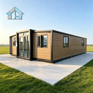 Hurricane Proof 20ft Modular Home Expandable Prefab Home Tiny Expandable Container House Mobile Prefab for Residence Office Use